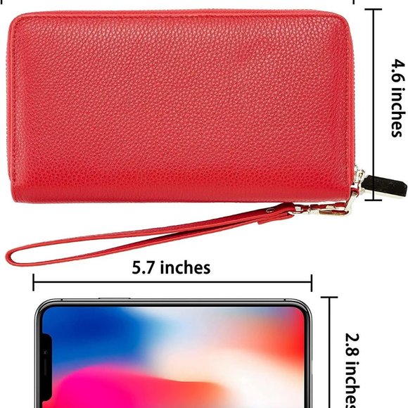 Chelmon Womens Leather Wallet with Clutch - Picture 4 of 7